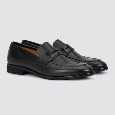 Men Black Formal Moccasin
