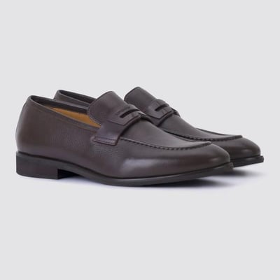 Men Brown Formal Moccasin