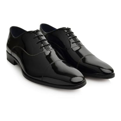 Men Black Party Lace Up