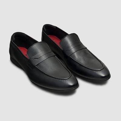 Men Black Casual Loafers