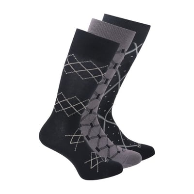 Men Assorted Full Length Socks Pack of 3