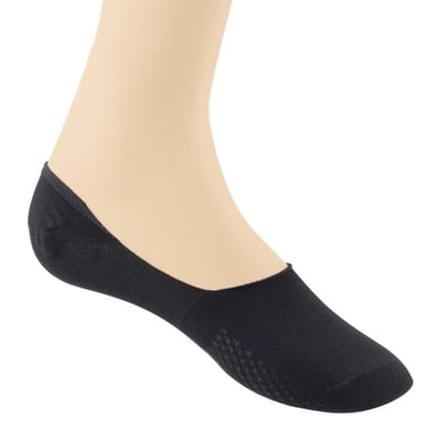 Men Black Loafer Socks