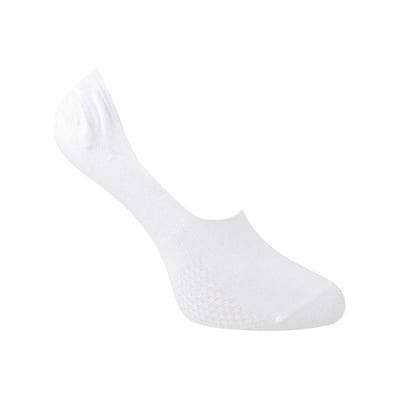 Men White Loafer Socks