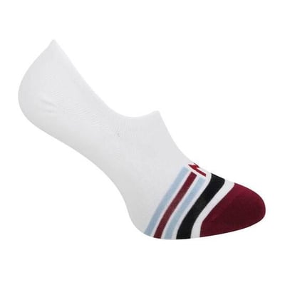 Men White Loafer Socks