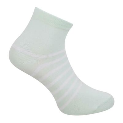 Men Green Half Length Socks