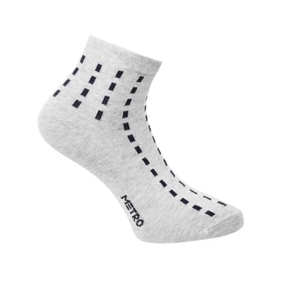 Men Light-grey Half Length Socks