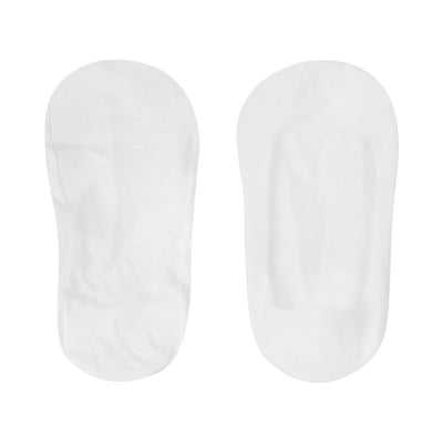 Women White Loafer Socks
