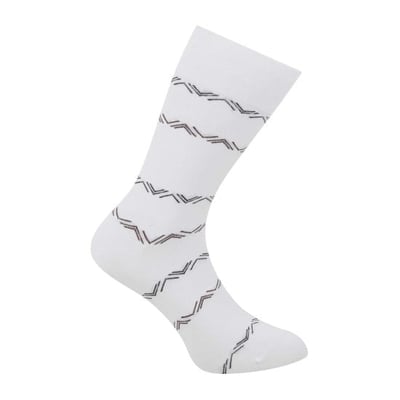 Men White Full Length Socks