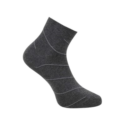 Men Grey Half Length Socks