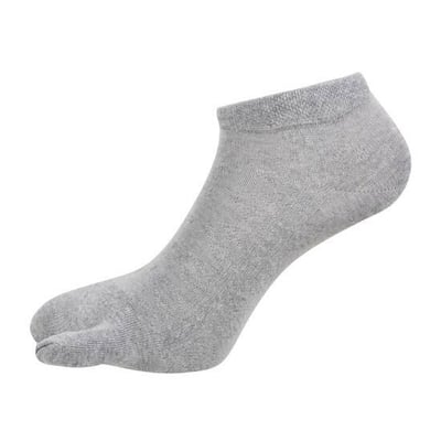 Men Grey Ankle Length Socks
