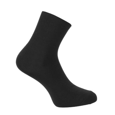 Men Black Half Length Socks