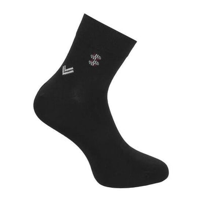 Men Black Half Length Socks