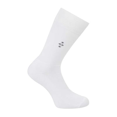 Men White Full Length Socks