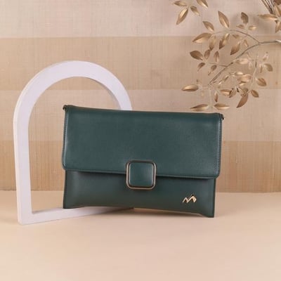 Women Green Sling Bag
