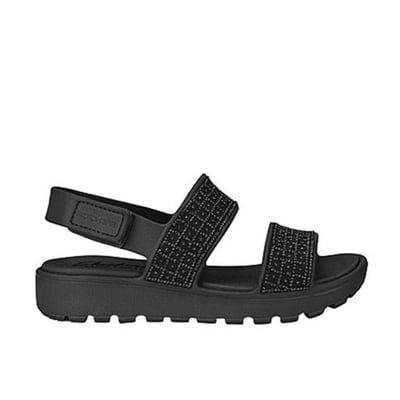 Women Black-suede Sports Sandals