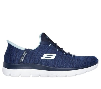 Women Blue-multi Sports Walking Shoes