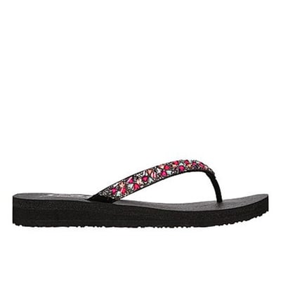 Women Black Sports Slippers
