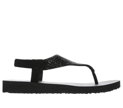 Women Black-suede Casual Sandals