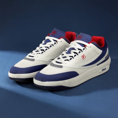 Men White-multi Sports Sneakers