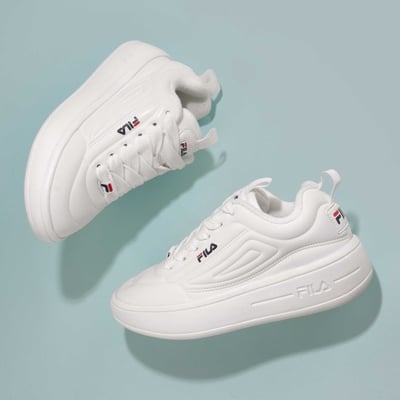 Women White Sports Sneakers