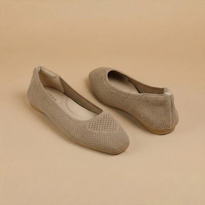 Women Beige Casual Ballerinas