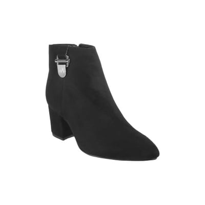 Women Black-suede Party Boots