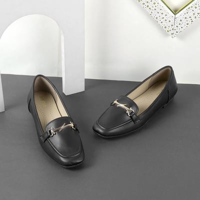 Women Black Casual Ballerinas