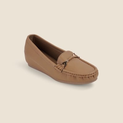 Women Dark-beige Casual Ballerinas