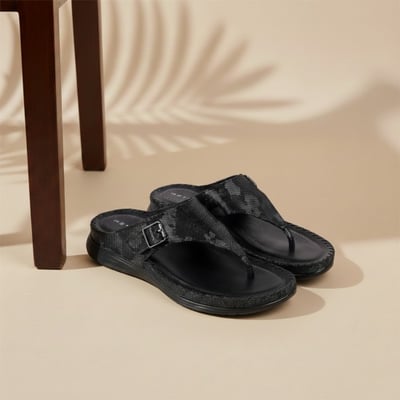 Women Black Casual Slippers