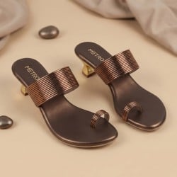 Women Yellow Ethnic Slip Ons