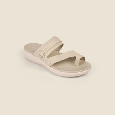 Women Off-white Casual Slip Ons