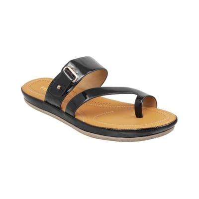 Women Black Casual Slip Ons