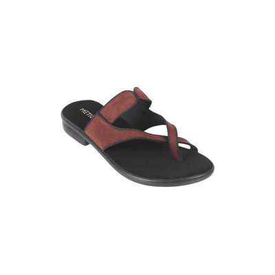 Women Brown Casual Slippers