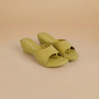 Women Yellow Casual Slip Ons