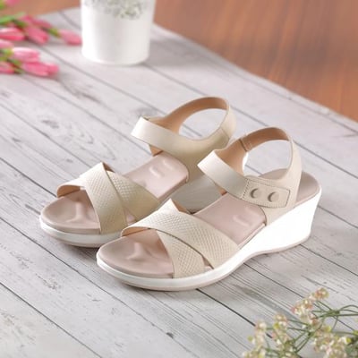 Women Beige Casual Sandals