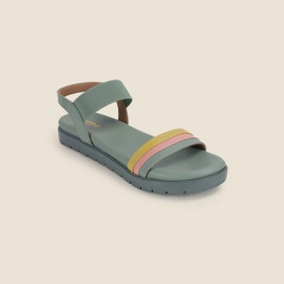 Women Green Casual Sandals