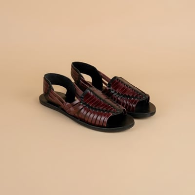 Women Maroon Casual Sandals