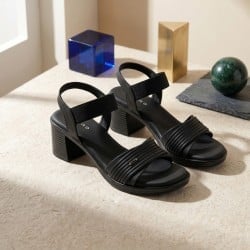 Women Black Casual Sandals