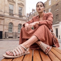 Women Beige Casual Gladiators