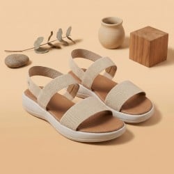 Women Beige Casual Sandals