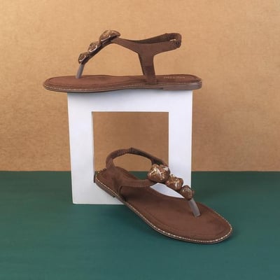 Women Brown Casual Sandals