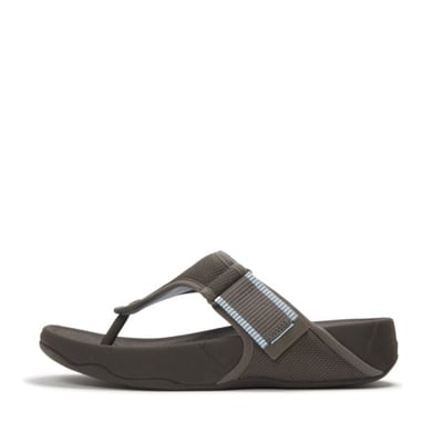 Trakk Mens Adj. W-Resistant Mesh Toe-Post Sandals
