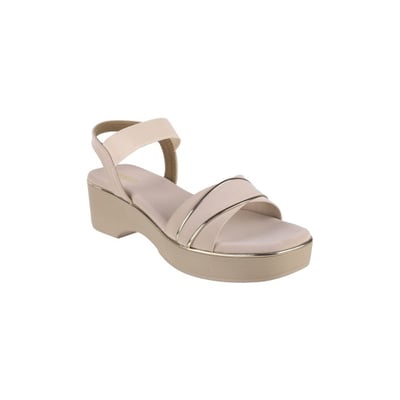 Women Beige Casual Sandals