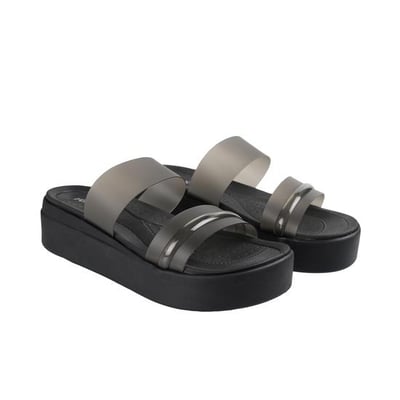 Women Black Casual Slip Ons