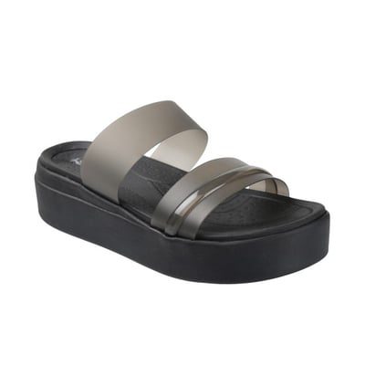 Women Black Casual Slip Ons