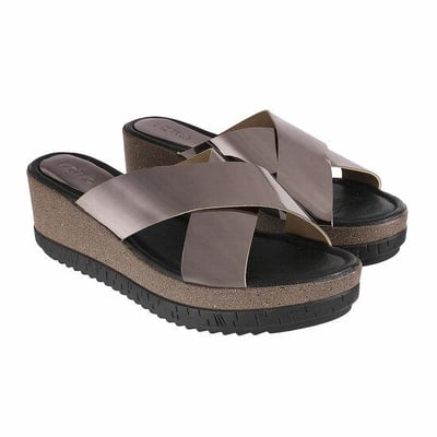 Women Black Casual Slides