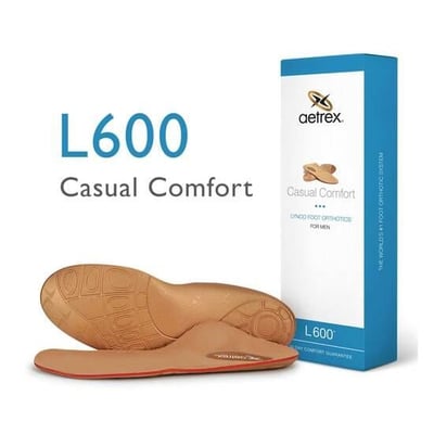 AETREX Men's Casual Orthotics - Insole For Everyday Shoes