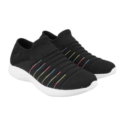 Women Black Sports Walking Shoes