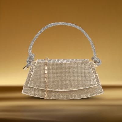 Women Gold Evening Bag