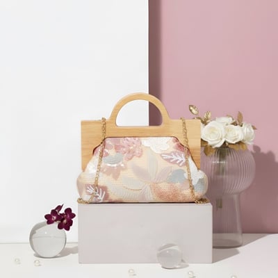 Women Pink Evening Bag
